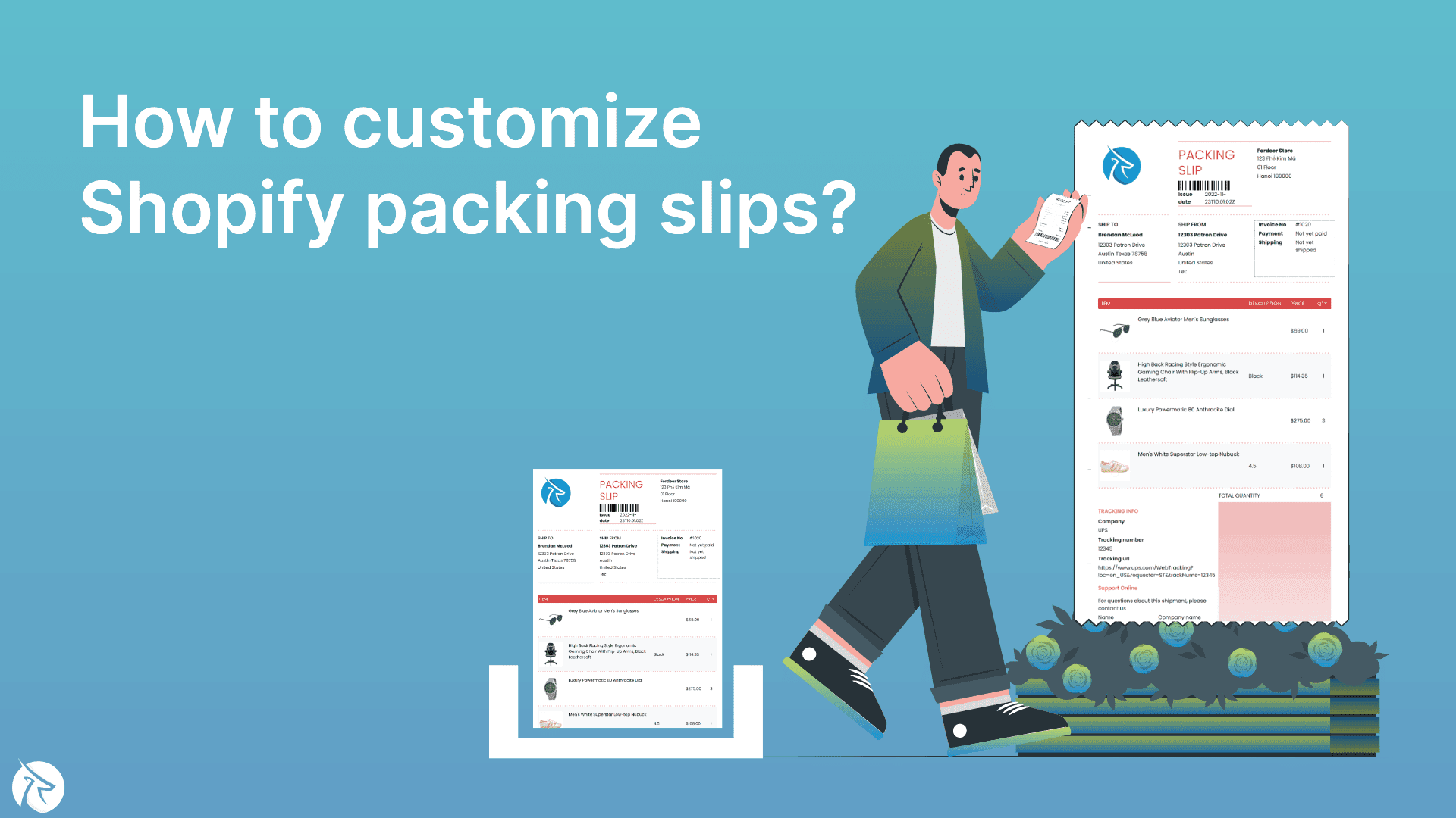 How to customize packing slips on Shopify?