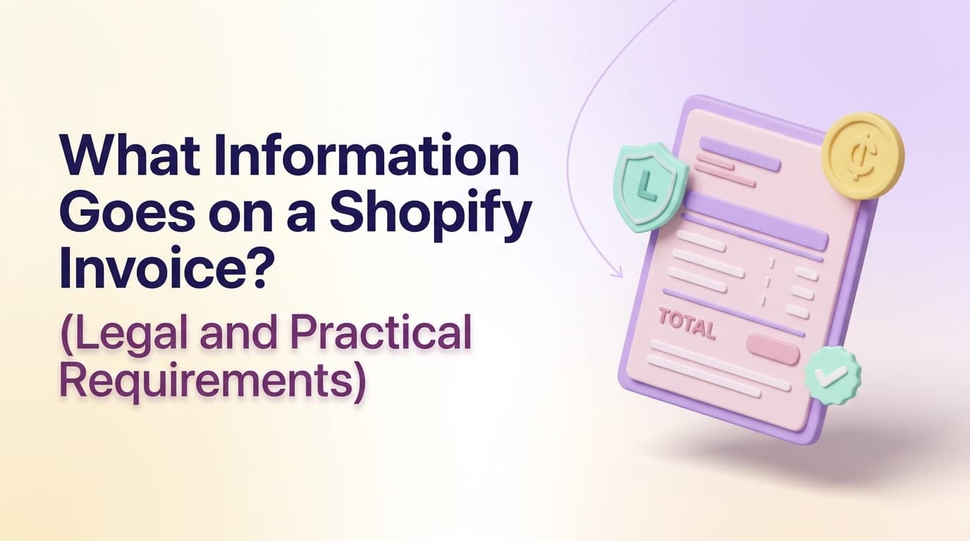 What Information Goes on a Shopify Invoice? (Legal and Practical Requirements)