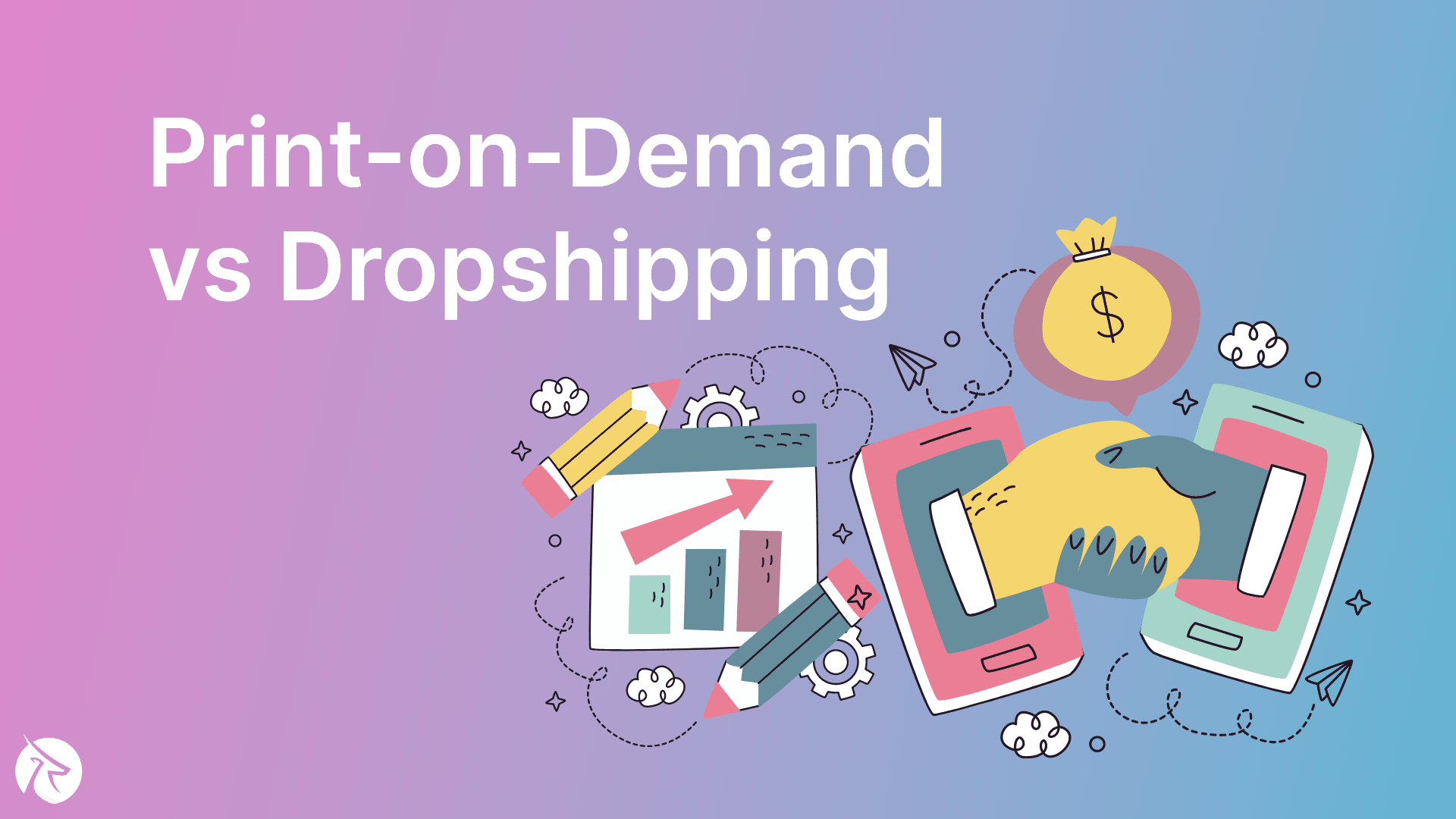 The difference between print-on-demand and dropshipping