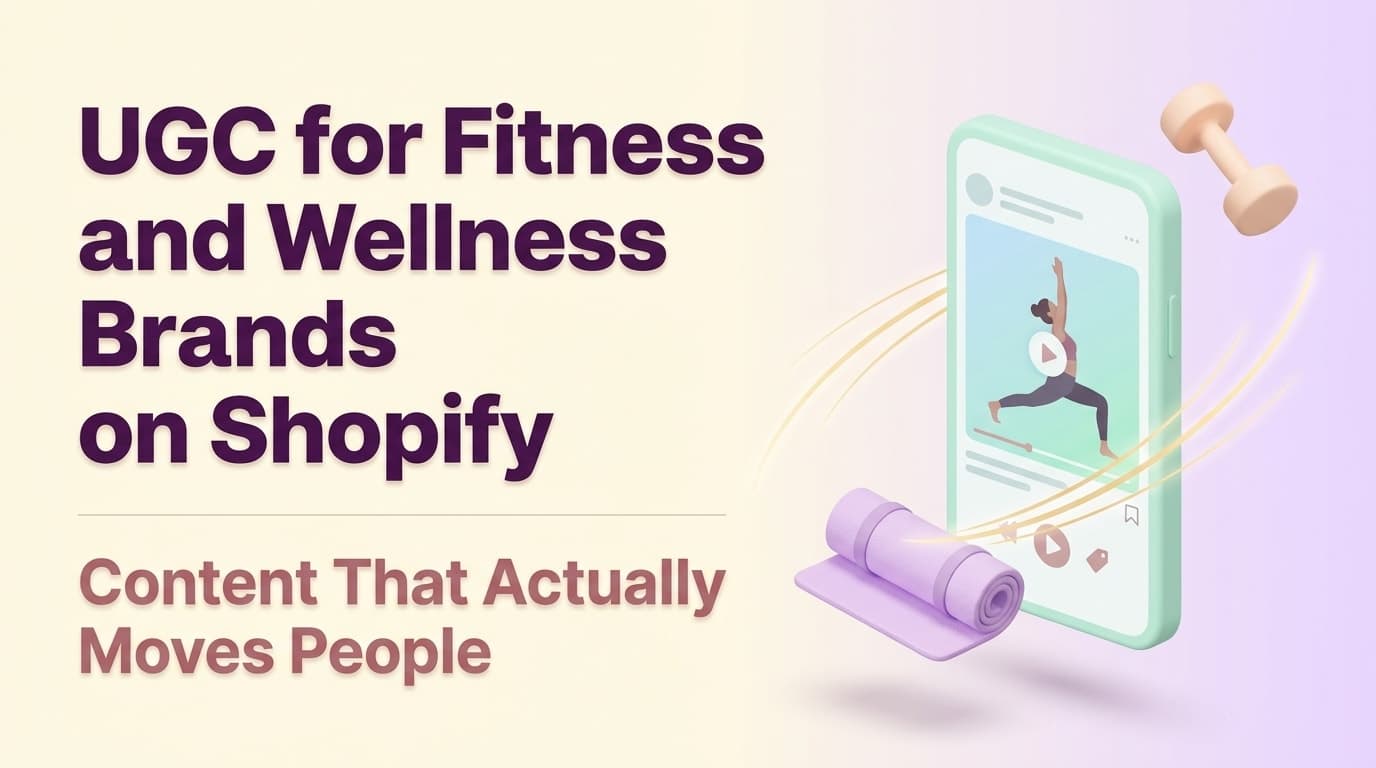 UGC for Fitness and Wellness Brands on Shopify: Content That Actually Moves People