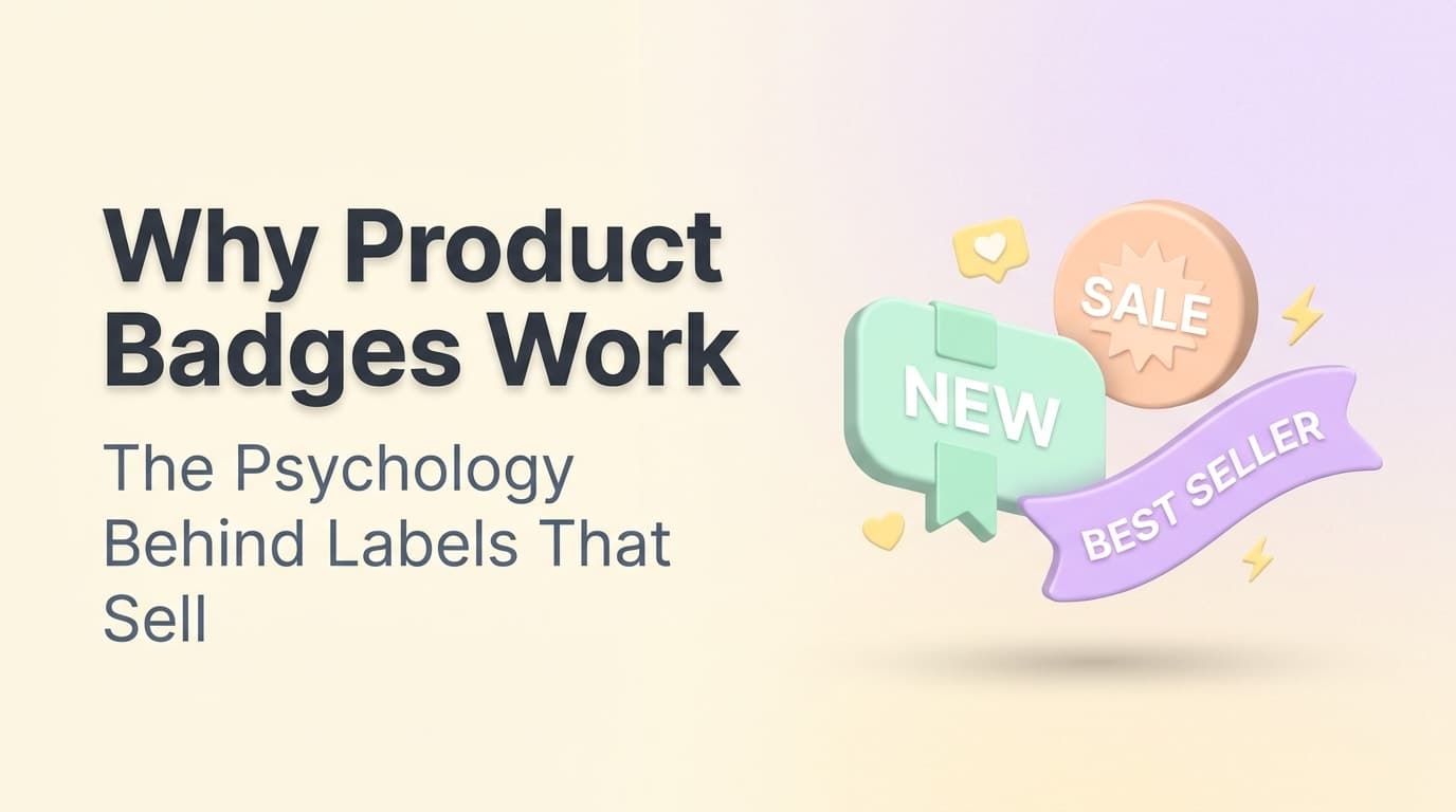 Why Product Badges Work: The Psychology Behind Labels That Sell